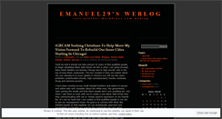 Desktop Screenshot of emanuel29.wordpress.com