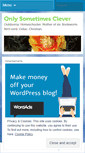 Mobile Screenshot of onlysometimesclever.wordpress.com