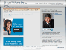 Tablet Screenshot of drsimonrosenberg.wordpress.com
