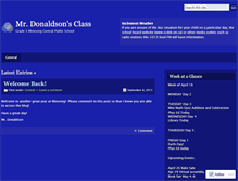 Tablet Screenshot of chdonaldson.wordpress.com