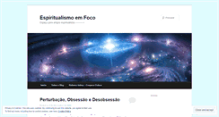 Desktop Screenshot of espiritualismoemfoco.wordpress.com