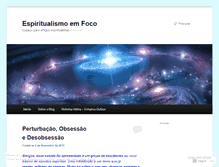Tablet Screenshot of espiritualismoemfoco.wordpress.com