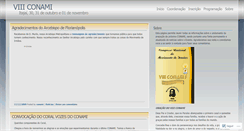 Desktop Screenshot of conami.wordpress.com