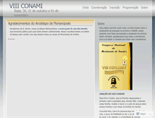 Tablet Screenshot of conami.wordpress.com