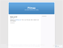 Tablet Screenshot of piizu.wordpress.com
