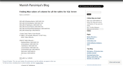 Desktop Screenshot of maniish.wordpress.com