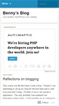 Mobile Screenshot of bennymath.wordpress.com