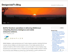 Tablet Screenshot of designclub7.wordpress.com