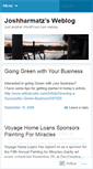 Mobile Screenshot of joshharmatz.wordpress.com