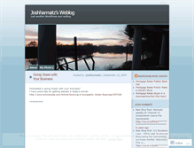 Tablet Screenshot of joshharmatz.wordpress.com