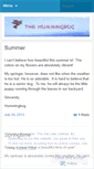 Mobile Screenshot of hummingbug.wordpress.com
