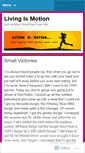 Mobile Screenshot of livingismotion.wordpress.com