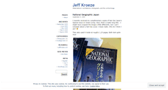 Desktop Screenshot of jeffkroeze.wordpress.com