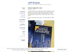 Tablet Screenshot of jeffkroeze.wordpress.com