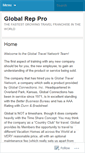 Mobile Screenshot of globalreppro.wordpress.com