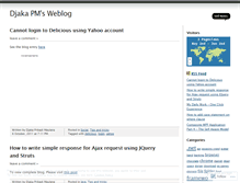 Tablet Screenshot of djakapm.wordpress.com