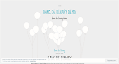 Desktop Screenshot of limao.bancdebinarydemo.wordpress.com