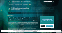 Desktop Screenshot of pridelandfoundation.wordpress.com