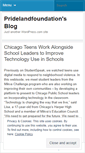 Mobile Screenshot of pridelandfoundation.wordpress.com