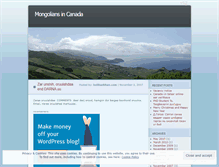Tablet Screenshot of moncanada.wordpress.com