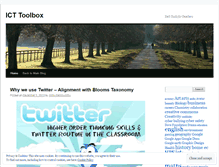 Tablet Screenshot of icts4ed.wordpress.com