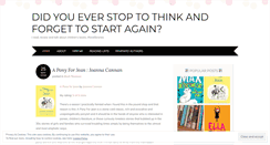 Desktop Screenshot of didyoueverstoptothink.wordpress.com