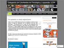 Tablet Screenshot of delegacionestudiantes.wordpress.com