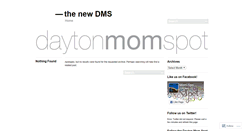 Desktop Screenshot of daytonmomspot.wordpress.com
