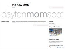 Tablet Screenshot of daytonmomspot.wordpress.com