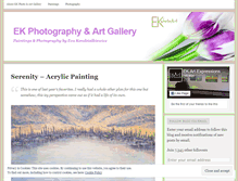 Tablet Screenshot of ekphotoartgallery.wordpress.com