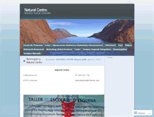 Tablet Screenshot of naturalcentre.wordpress.com