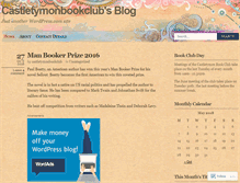 Tablet Screenshot of castletymonbookclub.wordpress.com