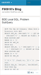 Mobile Screenshot of f90916.wordpress.com