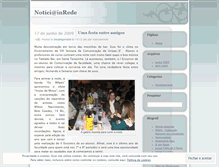 Tablet Screenshot of noticiainrede.wordpress.com