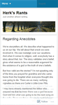 Mobile Screenshot of herkblog.wordpress.com