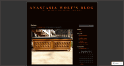 Desktop Screenshot of anastasiawolf.wordpress.com