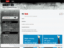 Tablet Screenshot of diary99.wordpress.com