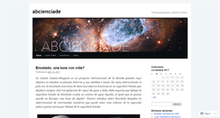 Desktop Screenshot of abcienciade.wordpress.com