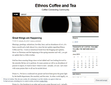 Tablet Screenshot of ethnoscoffeeandtea.wordpress.com