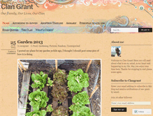 Tablet Screenshot of clangrant.wordpress.com
