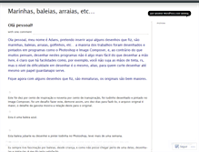 Tablet Screenshot of marinha.wordpress.com