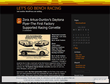 Tablet Screenshot of letsgobenchracing.wordpress.com