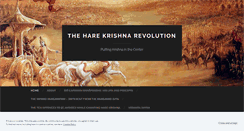 Desktop Screenshot of harekrishnarevolution.wordpress.com