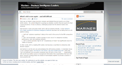 Desktop Screenshot of marinerbi.wordpress.com