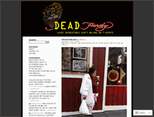 Tablet Screenshot of deadhardy.wordpress.com