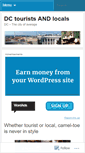 Mobile Screenshot of dctouristsandlocals.wordpress.com