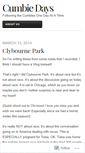 Mobile Screenshot of cumbiedays.wordpress.com