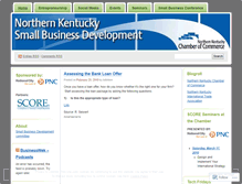 Tablet Screenshot of nkysmallbusiness.wordpress.com