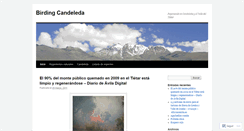 Desktop Screenshot of birdingcandeleda.wordpress.com
