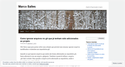 Desktop Screenshot of marcosalles.wordpress.com